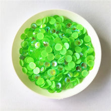 Load image into Gallery viewer, Rhinestones Crystal AB - Glow in the Dark - Noctilucent Fluorescence - diff. Colors 1440 pcs