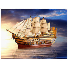 Load image into Gallery viewer, Sailboat - DIY 5D Full Diamond Painting - dif. Variations
