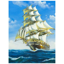 Load image into Gallery viewer, Sailboat - DIY 5D Full Diamond Painting - dif. Variations