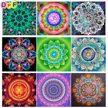 Load image into Gallery viewer, Mandala - DIY 5D Full Diamond Painting - diff. Variations