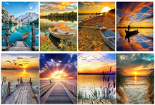 Load image into Gallery viewer, Lake Scenerys - DIY 5D Full Diamond Painting - diff. Variations