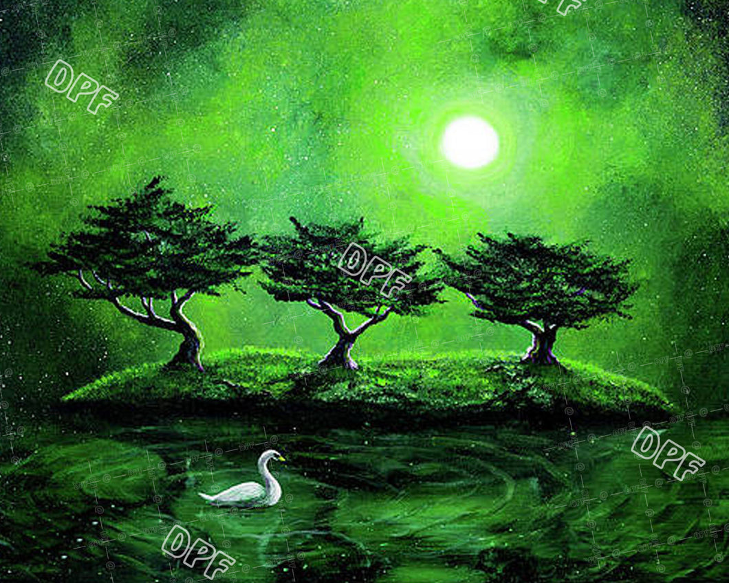 Green Paradies 005-004 DIY 5D Diamond Painting