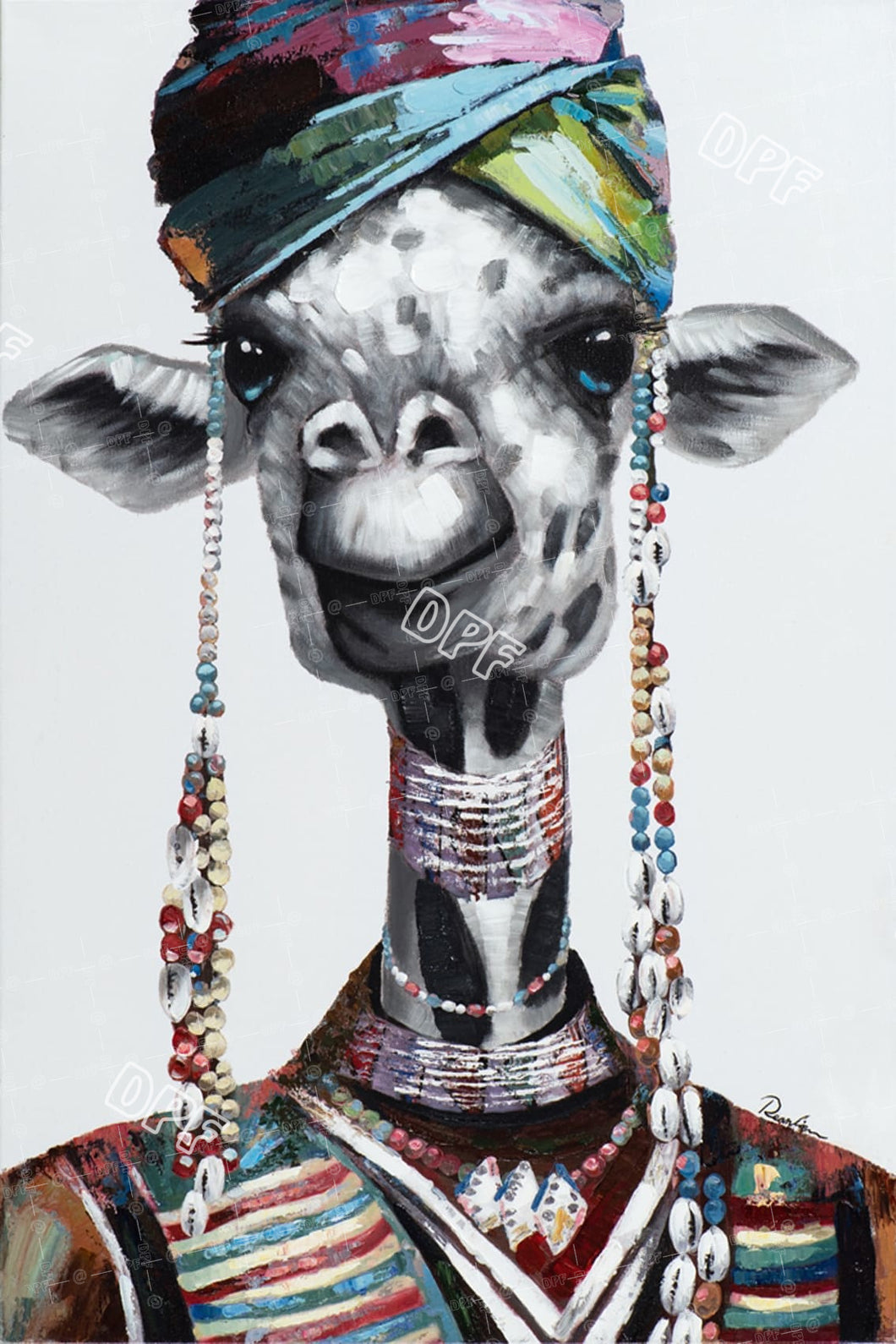 Pretty Giraffe 006-019  DIY 5D Diamond Painting