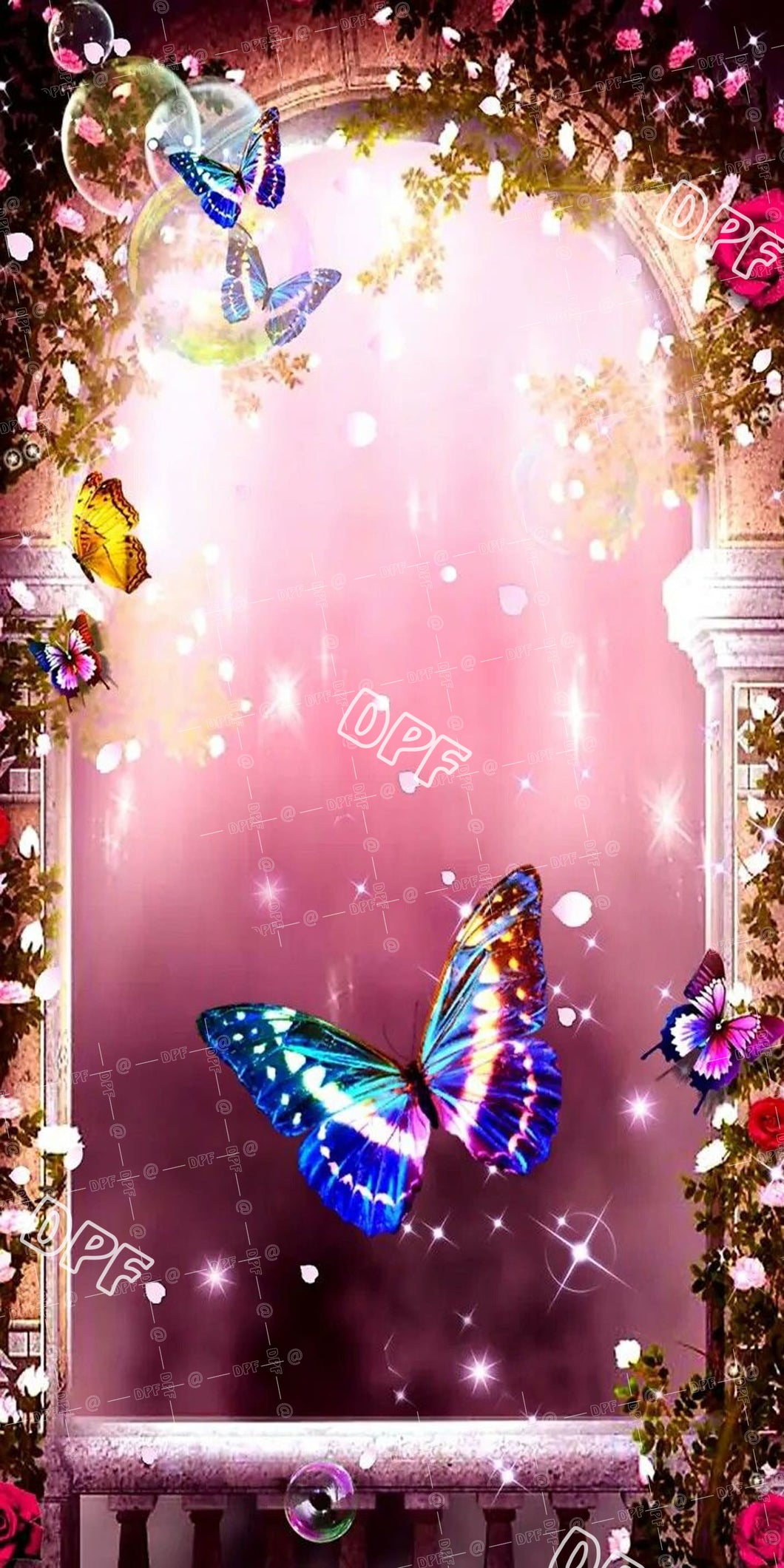 Gate Of Butterfly 007-012 DIY 5D Diamond Painting