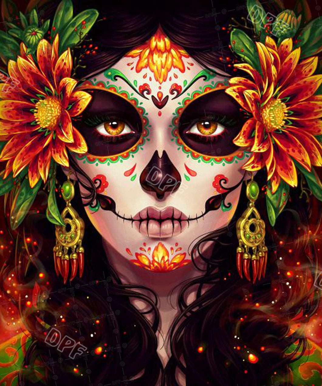 La Catrina 009-027 DIY 5D Diamond Painting