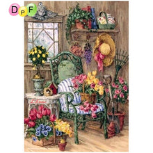 Load image into Gallery viewer, Garden Idyll - DIY 5D Full Diamond Painting
