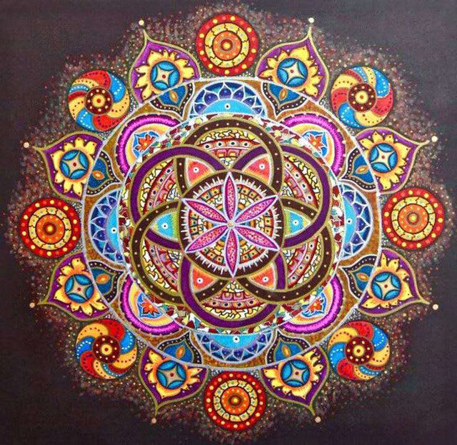 Mandala - DIY 5D Full Diamond Painting - diff. Variations