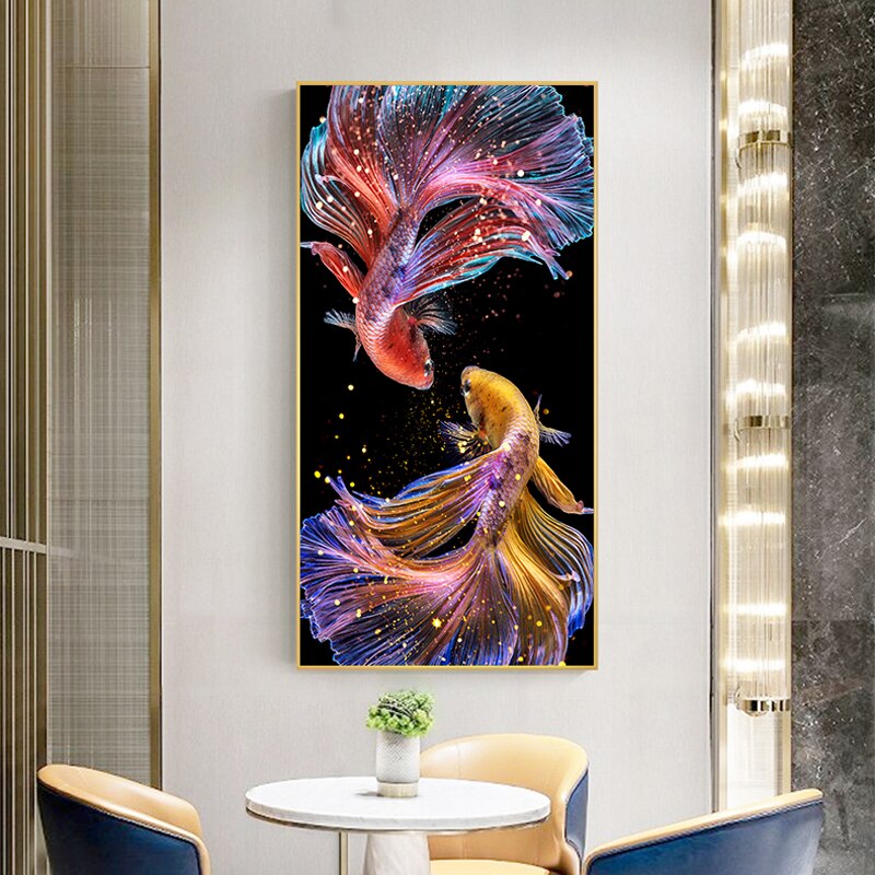 Wonderful Goldfishes - DIY 5D Full Diamond Painting
