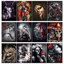 Load image into Gallery viewer, The Death And Catrinas - DIY 5D Full Diamond Painting
