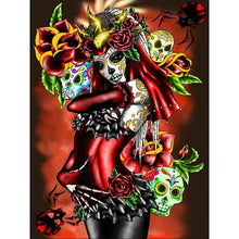 Load image into Gallery viewer, The Death And Catrinas - DIY 5D Full Diamond Painting
