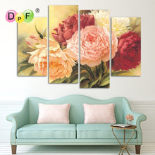 Load image into Gallery viewer, Greatful Peonys - DIY 5D Full Diamond Painting
