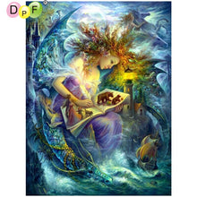 Load image into Gallery viewer, Goddess Of The Sea - DIY 5D Full Diamond Painting
