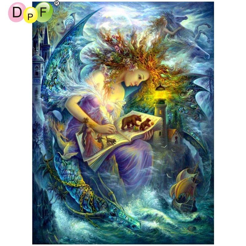 Goddess Of The Sea - DIY 5D Full Diamond Painting