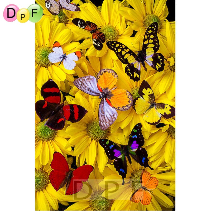 Colorful Butterflys - DIY 5D Full Diamond Painting