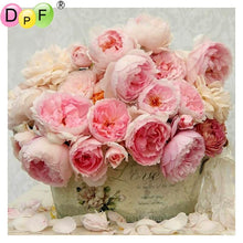 Load image into Gallery viewer, Pastel Roses - DIY 5D Full Diamond Painting
