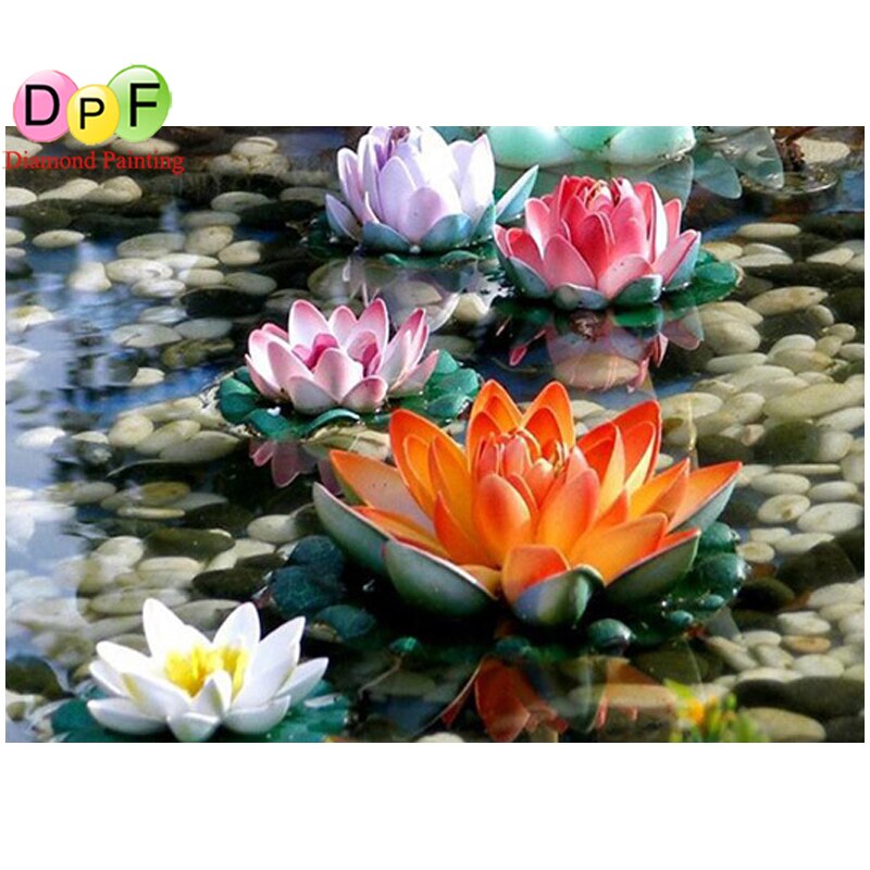 Lotus Dream - DIY 5D Full Diamond Painting
