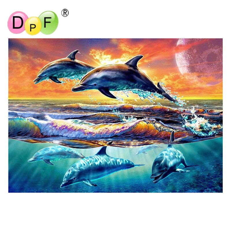 Dolphin Power - DIY 5D Full Diamond Painting