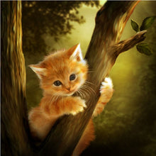 Load image into Gallery viewer, Lovely Cat - DIY 5D Full Diamond Painting
