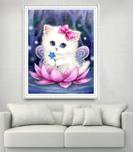 Load image into Gallery viewer, Lady Kitty - DIY 5D Full Diamond Painting
