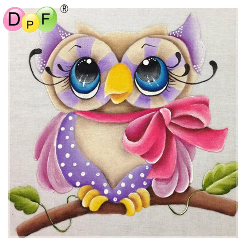 Funny Owl - DIY 5D Full Diamond Painting