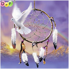 Load image into Gallery viewer, Pigeon Dreamcatcher - DIY 5D Full Diamond Painting
