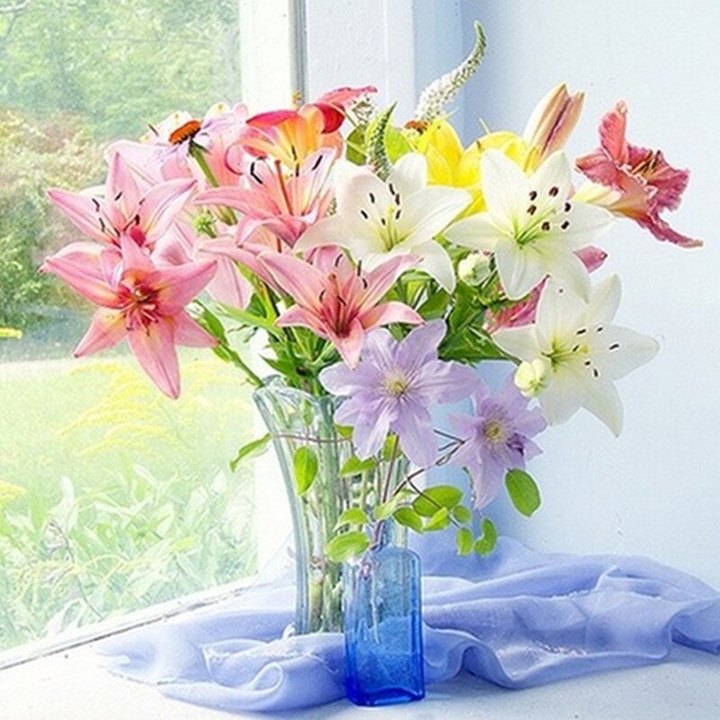 Wonderful Lilies - DIY 5D Full Diamond Painting