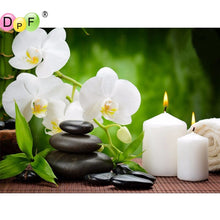 Load image into Gallery viewer, White Orchid - DIY 5D Full Diamond Painting

