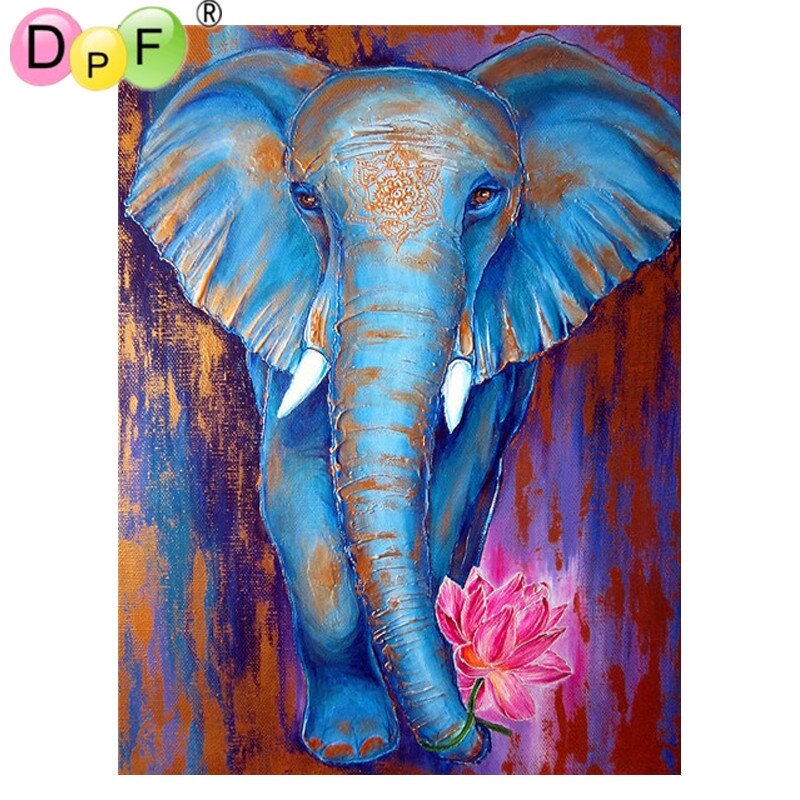 Beautiful Elephant - DIY 5D Full Diamond Painting